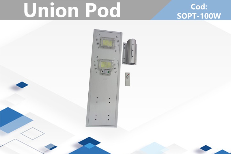 ALUMBRADOR PUBLICO SOLAR 100WATT SOPT-100W